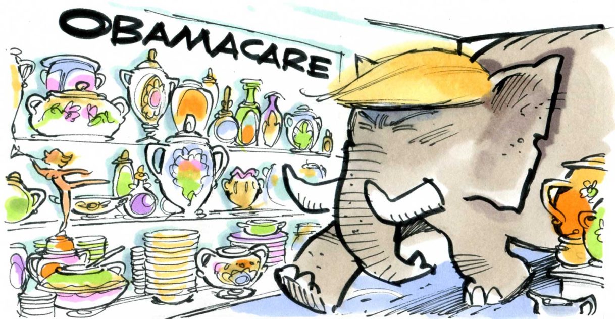 Caricature de Boris - Obamacare